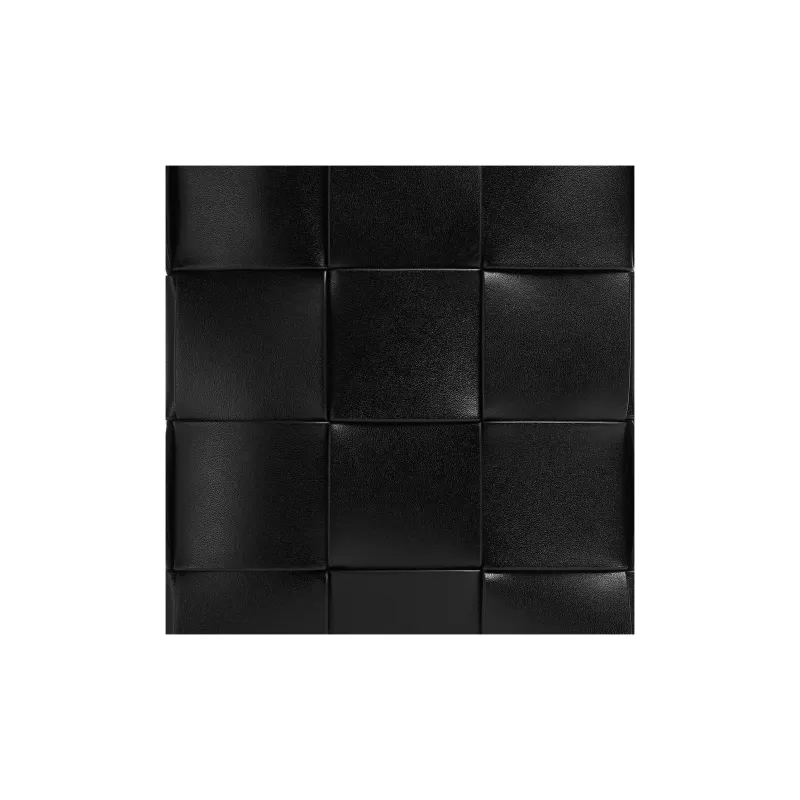 Bottega Veneta Cow Leather Tote Bag, Shopping Bag, Handbag Mini Men's Black-4