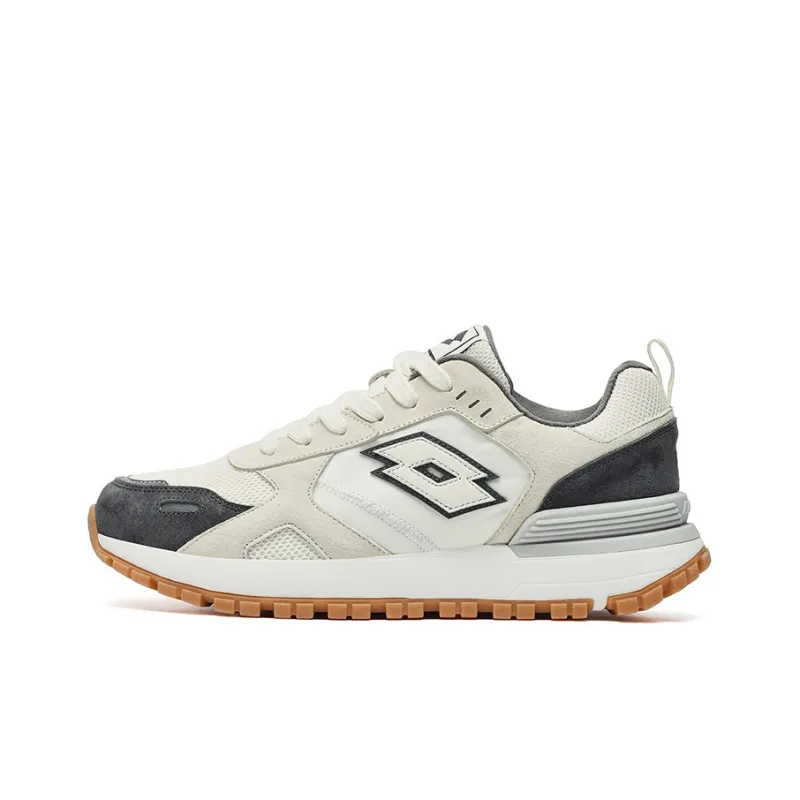 LOTTO Coverage Low Top Casual Running Shoes Men's Ecru Gray-0