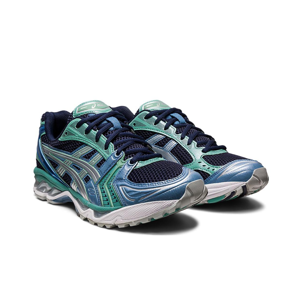 Asics Gel-Kayano 14 Midnight Blue Pure Silver Aqua US M 7