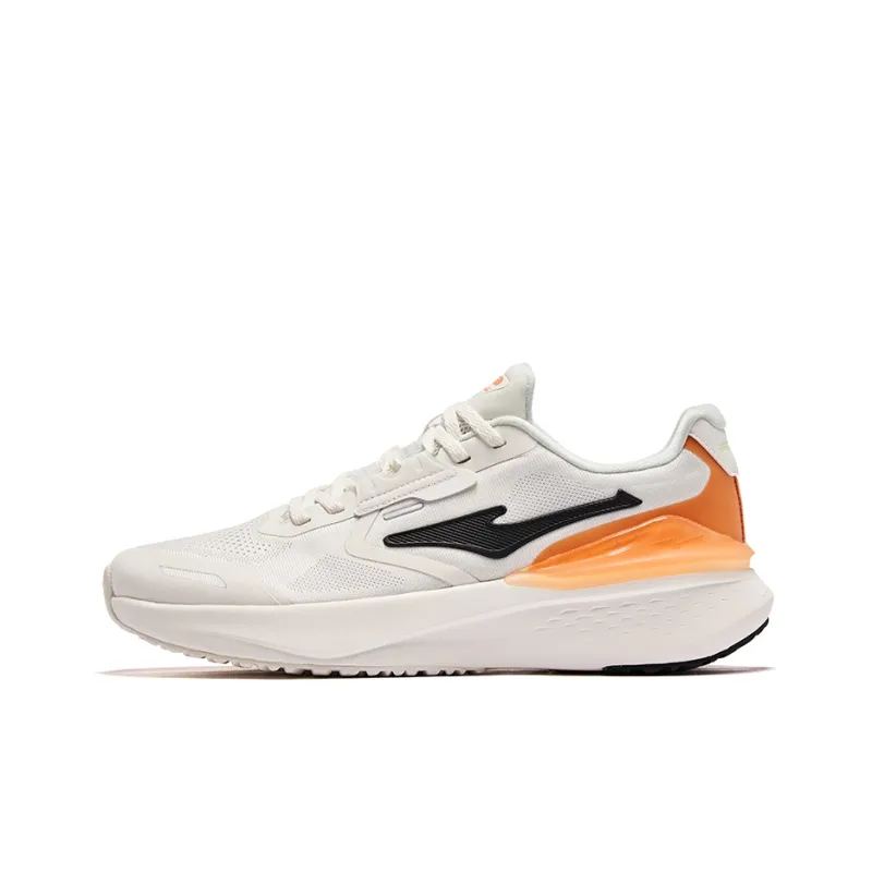 Erke Triumph Anti-Slip Wear-Resistant Low-Top Running Shoes Men's White Orange-0