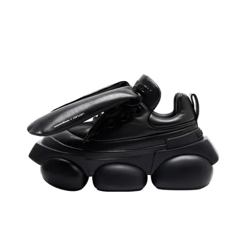 LASTLAZY Casual Shoes Unisex Low-Top Black