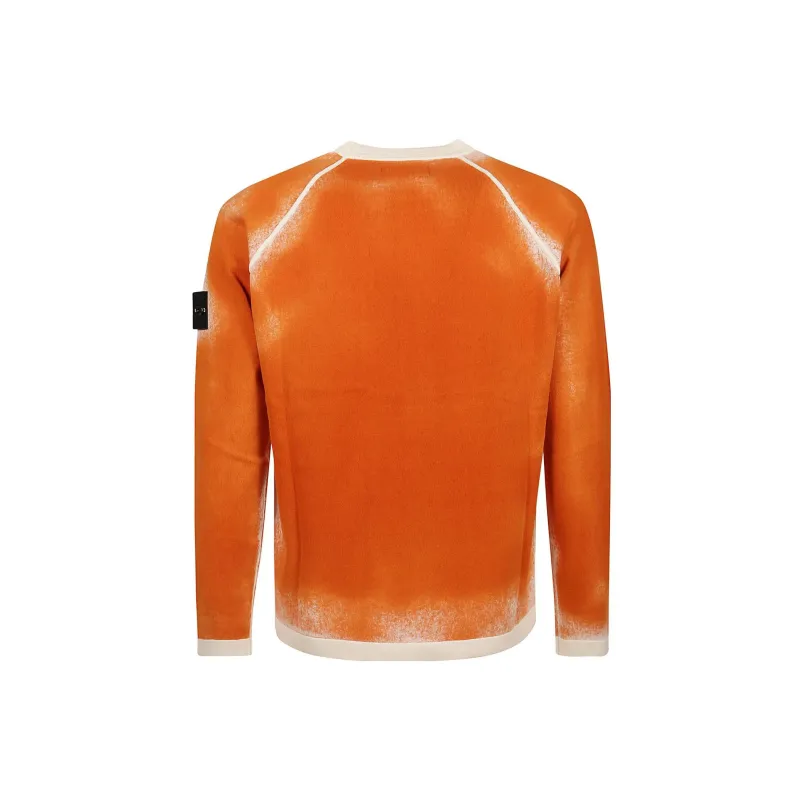 STONE ISLAND Sweatshirt Men's Orange-1