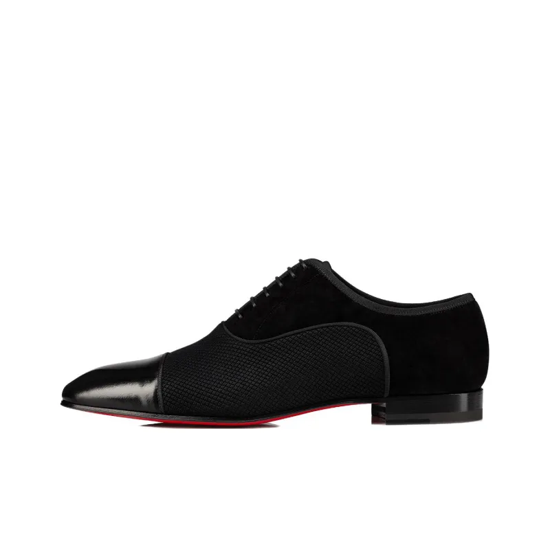 CL LUBOTING Greggo City Lace-Up Shoes Men's Black-0