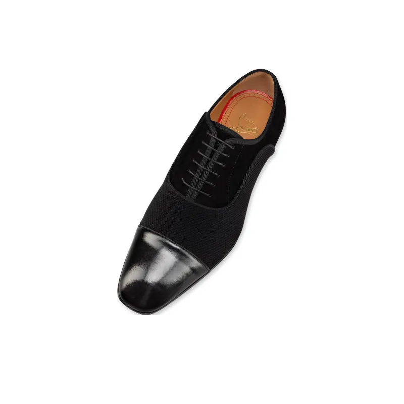 CL LUBOTING Greggo City Lace-Up Shoes Men's Black-3