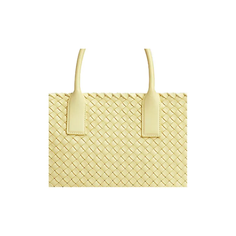 Bottega Veneta Lambskin Tote Bag, Shopping Bag, Handbag, Shoulder Bag Trumpets Women's Yellow-4
