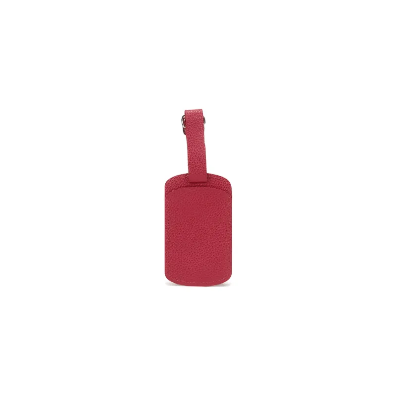 LONGCHAMP Le Pliage Cow Leather Luggage Tag Unisex Red-2