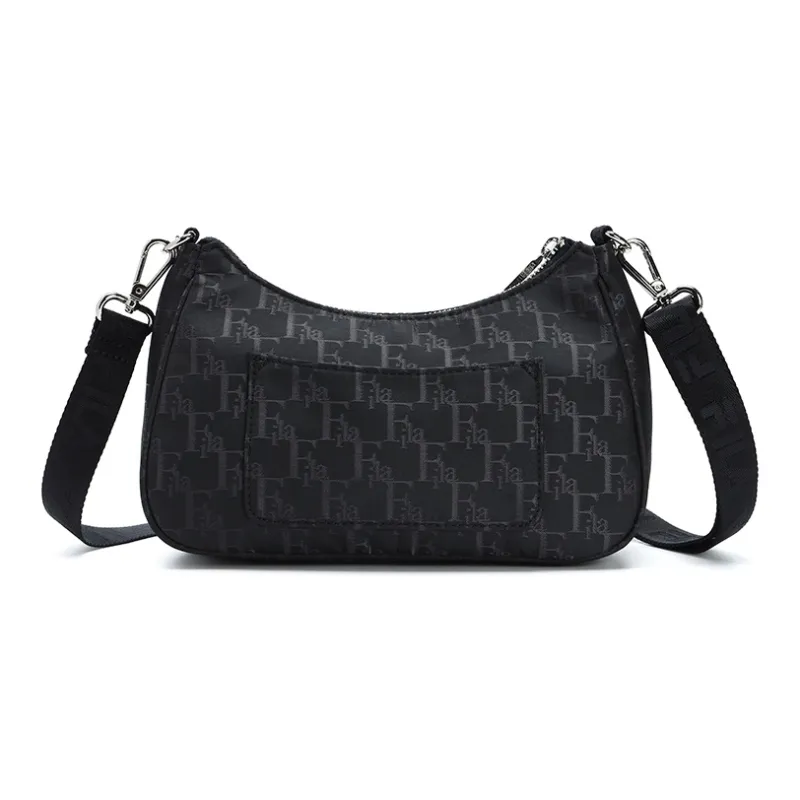 FILA HERITAGE BASKETBALL Fabric Shoulder Bag Regular Women's Black-2