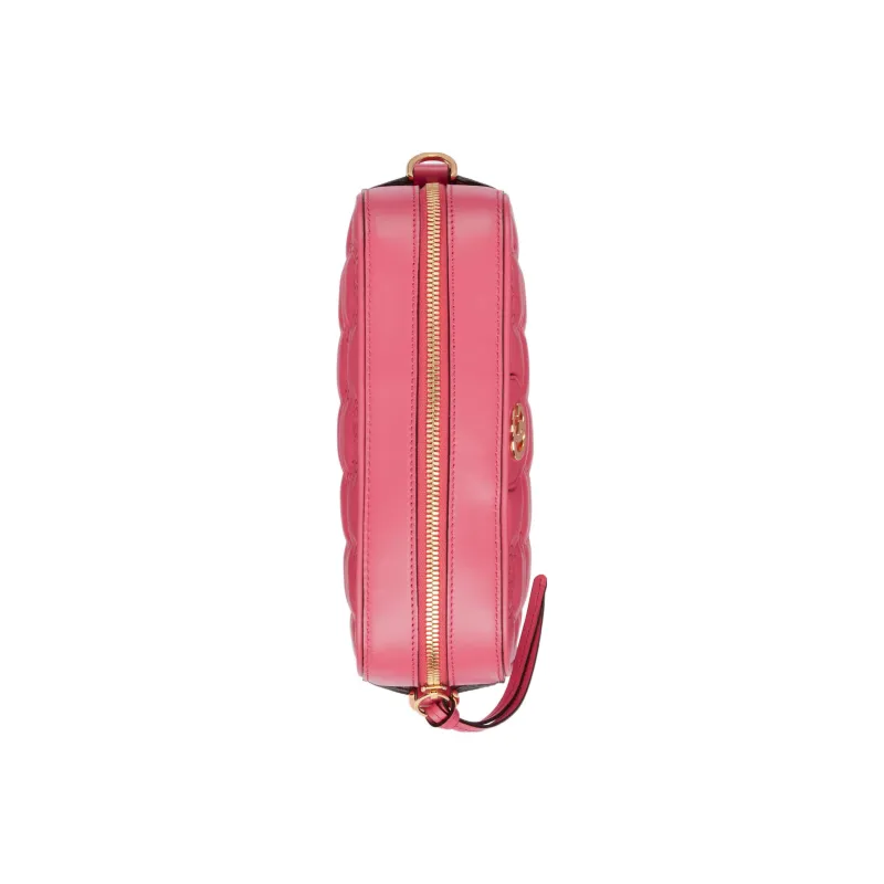 GUCCI GG Matelassé Leather Shoulder Bag, Handbag, Crossbody Bag Trumpets Women's Pink-5