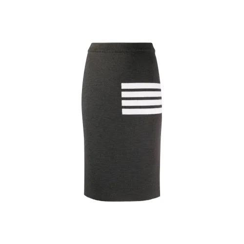 THOM BROWNE Knit Long Skirts Women's Gray