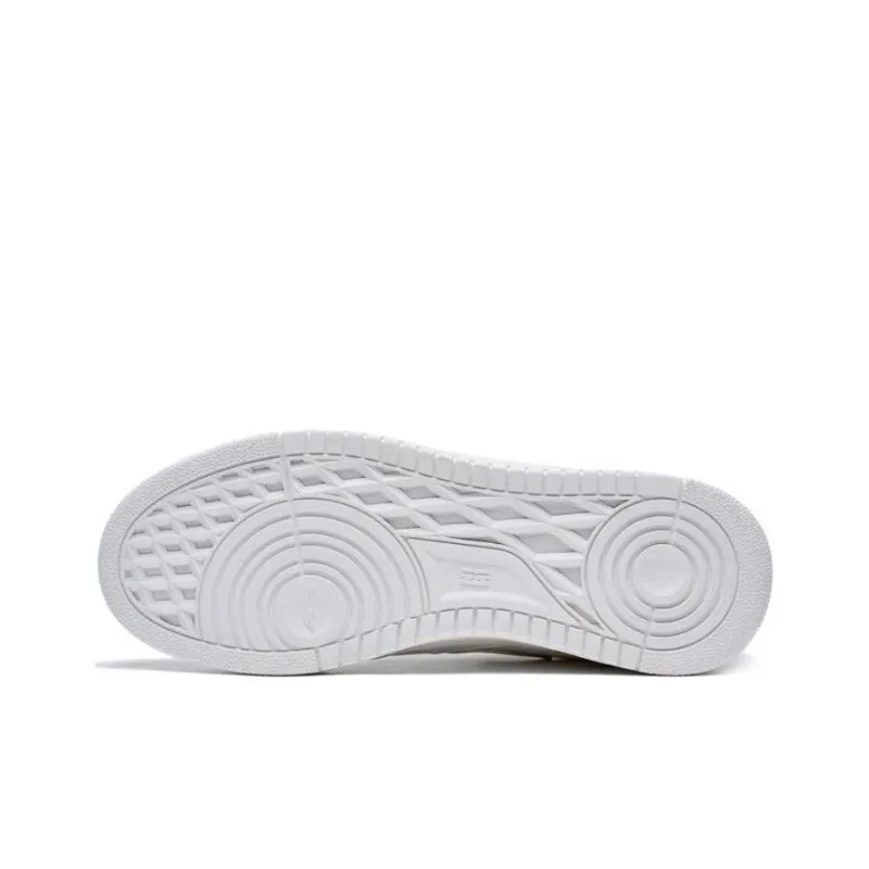 LiNing Shiyi Anti Slip Wear Resistant Low Top Skateboard Shoes Men's White Green-4