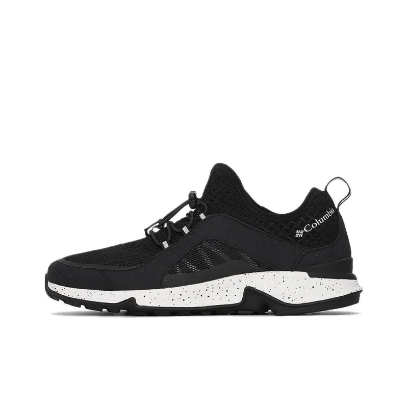 Columbia Vitesse Slip Anti-Slip Wear-Resistant Low-Top Outdoor Shoes Men's Black White-0