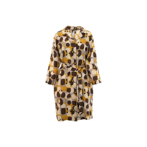 'S MAX MARA Long-Sleeved Dresses Women's Yellow