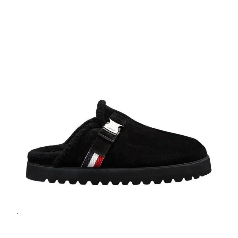 Moncler Closed Toe Slippers Men's Black-1