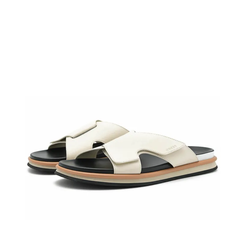 PEDRO Slide Slippers Men Beige/Black/Army Green/Dark Blue-10