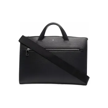 MONTBLANC Meisterstuck Leather Handbags Briefcases Men's Black