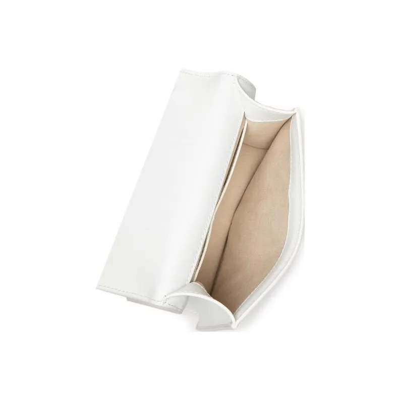 PINKO Cow Leather Bird Bag Swallow Bag Handbag Mini Women's White-4