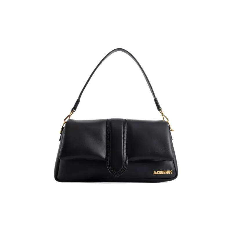 Jacquemus Lambskin Handbag Shoulder Bag Crossbody Bag Women's Black-2