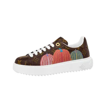 LOUIS VUITTON X Yk Academy Time Out Sneakers 'Brown Monogram With Icons' Women's