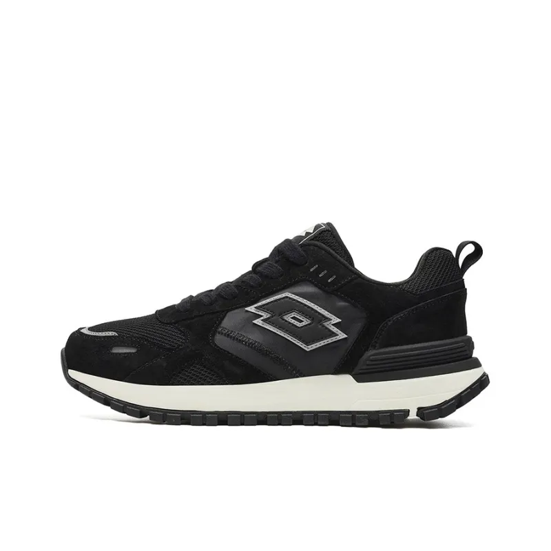 LOTTO Cushioned Slip Resistant Low Top Casual Running Shoes Men's Black-0