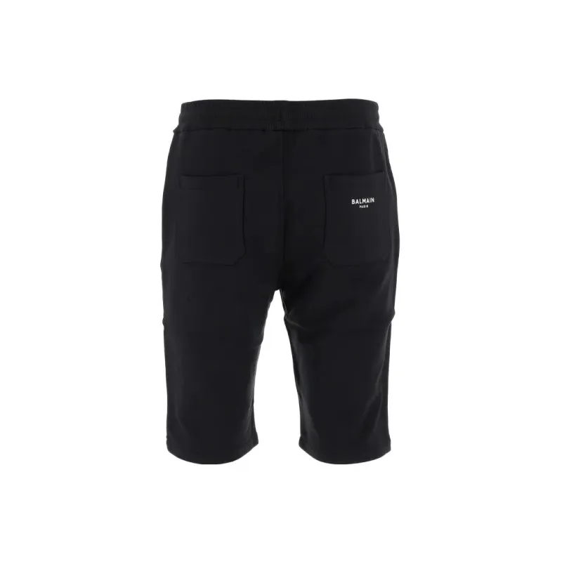 BALMAIN Logo print Track Shorts-1
