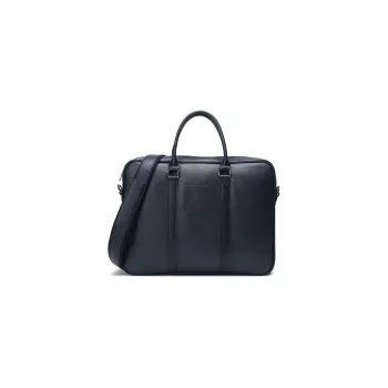 LONGCHAMP Le Foulonné Cow Leather Briefcases Small Size Men's Blue