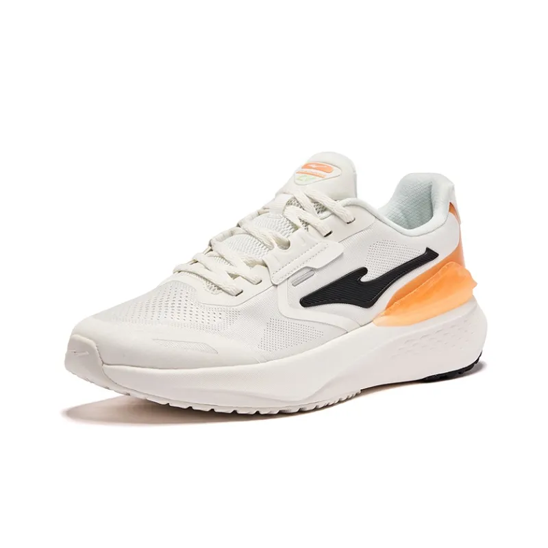 Erke Triumph Anti-Slip Wear-Resistant Low-Top Running Shoes Men's White Orange-2