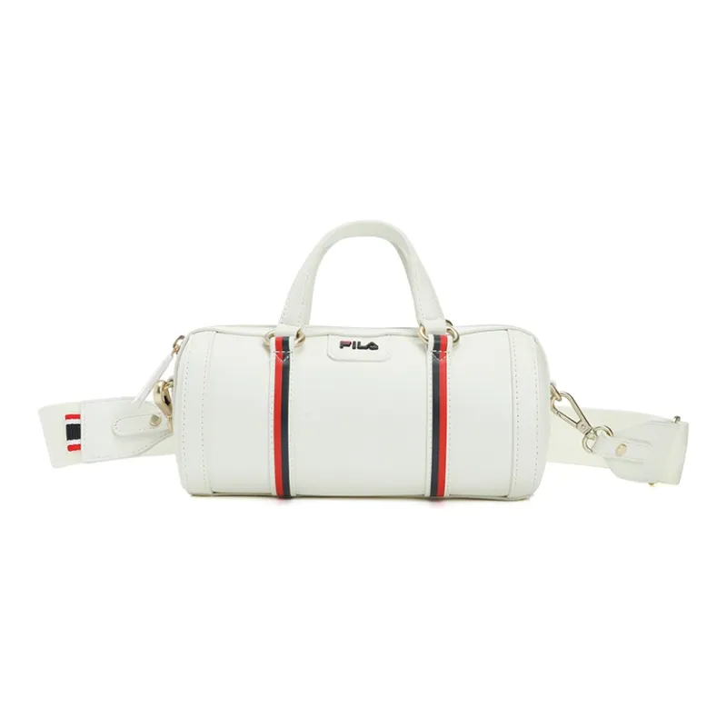 FILA PU Handbag, Shoulder Bag, Crossbody Bag Regular Women's White/Red/Black-0