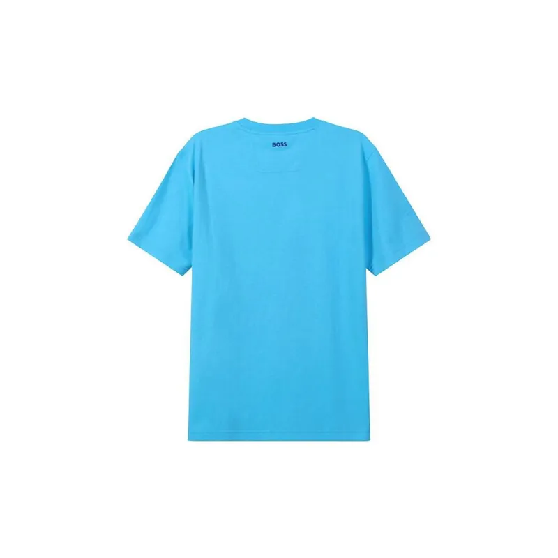 HUGO BOSS T Shirts Men Sky Blue-1