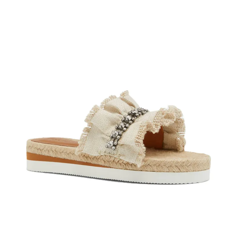 See By Chloe Slide Slippers Women's Beige-2