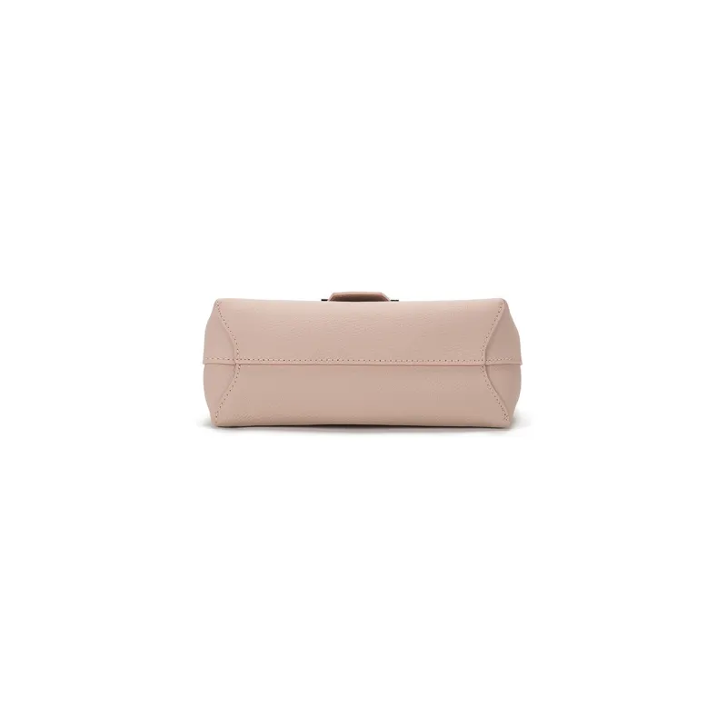 LONGCHAMP Roseau Cow Leather Bamboo Bag Big Bag Crossbody Bag Shoulder Bag Women's Soft Pink-4