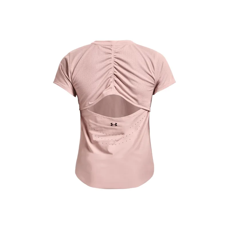 Under Armour Set in Sleeve T Shirt Women's Vintage Pink-1