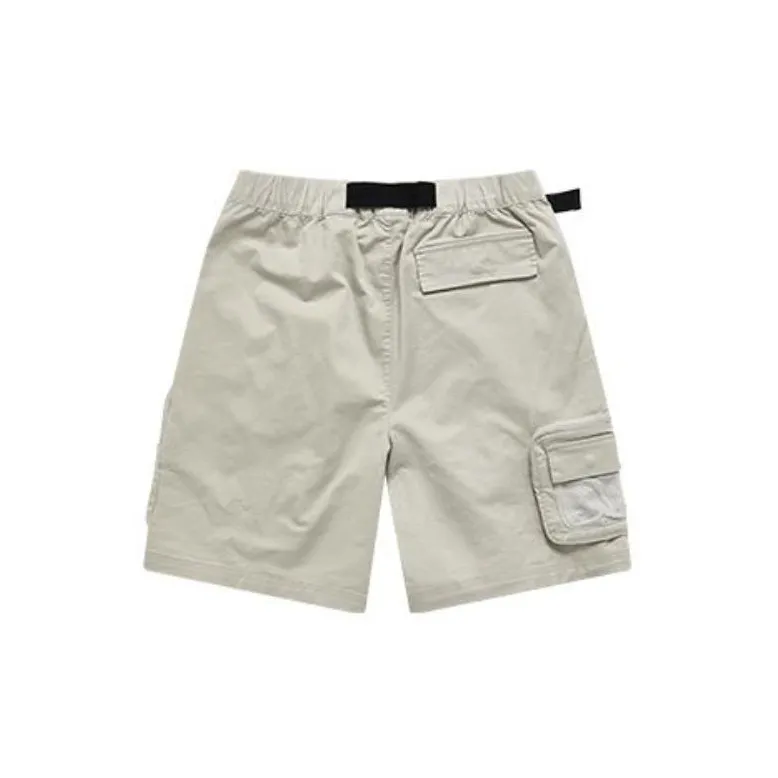 FILA FUSION Trending Street Series Casual Shorts Men Elegant Stone Gray-1