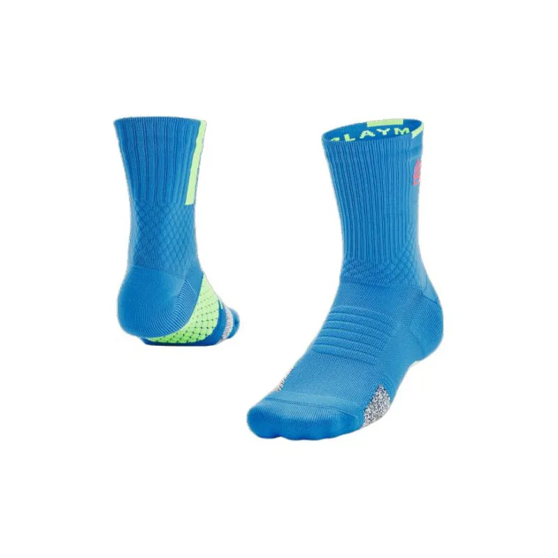 Under Armour Mid Calf Socks Unisex 1 Pack Electrical Blue-1