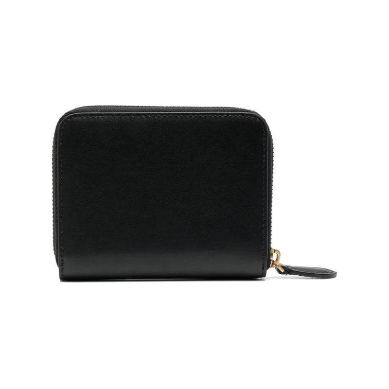 PINKO Cow Leather Wallet Women's Black-1