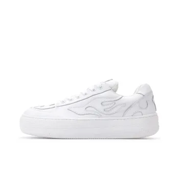 WILD PITCH Plunge Low Top Skateboard Shoes Unisex White