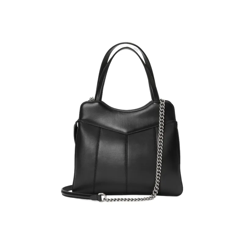 GUCCI Leather Tote Bag, Shopping Bag, Shoulder Bag, Crossbody Bag, Handbag Mini Women's Black-2