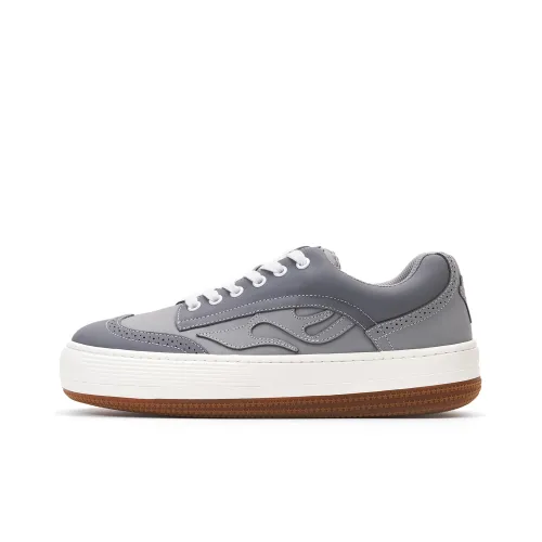 WILD PITCH Plunge Skateboard Shoes Unisex Low-Top Gray