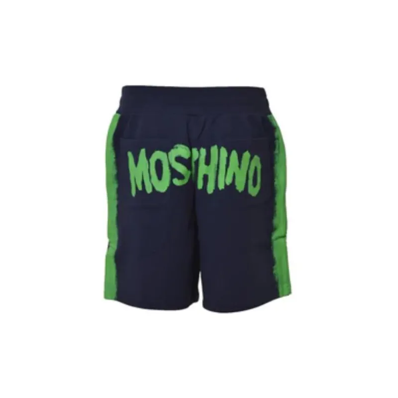 MOSCHINO Logo print Track Shorts-1