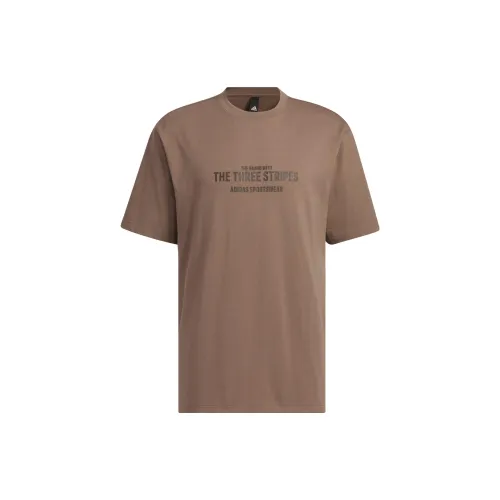 Adidas T-Shirts Men Rocky Earth Brown