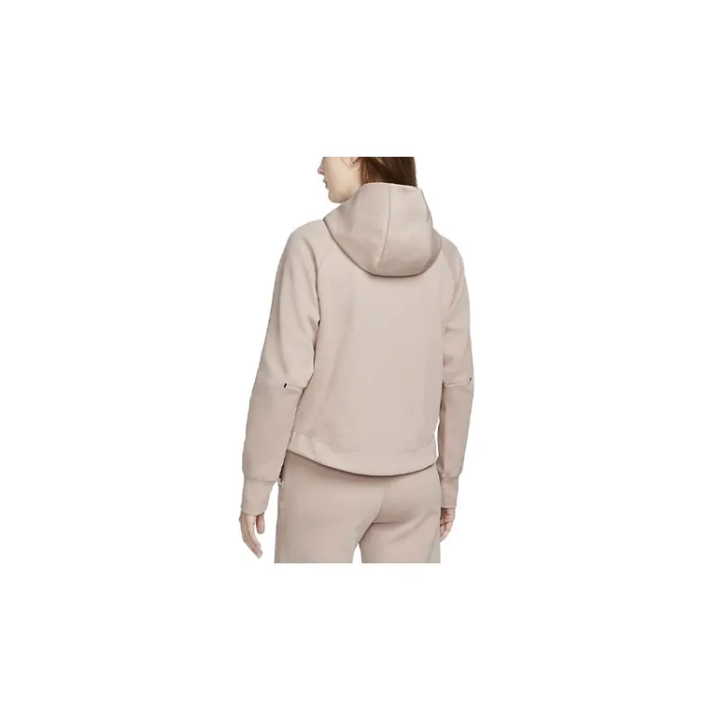Nike Sportswear Women's Tech Fleece Full Zip Hoodie Pink Oxford/Black-1
