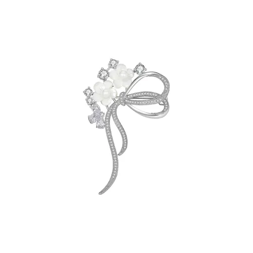 JAY Brooches Women's Silver