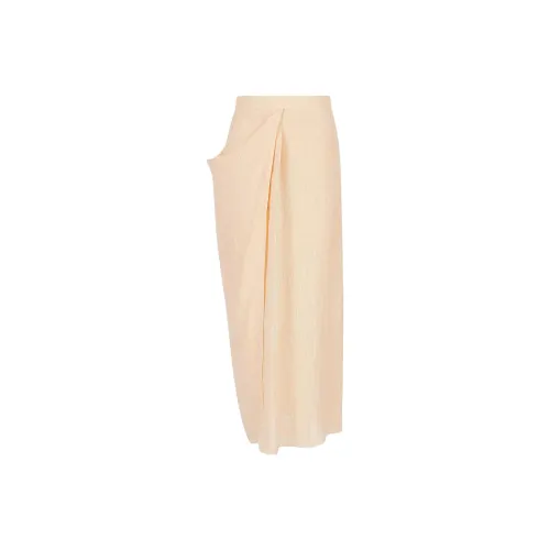 EMPORIO ARMANI Casual Long Skirts Women's Light Beige