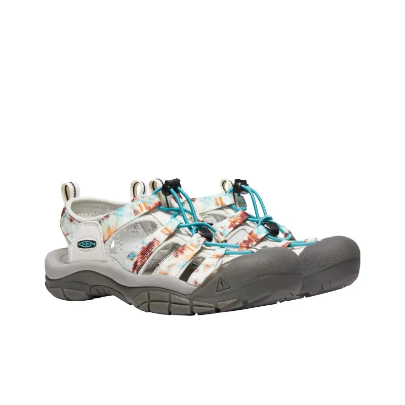 KEEN Newport H2 River Trekking Shoes Women's White Tie-Dye Pattern-2