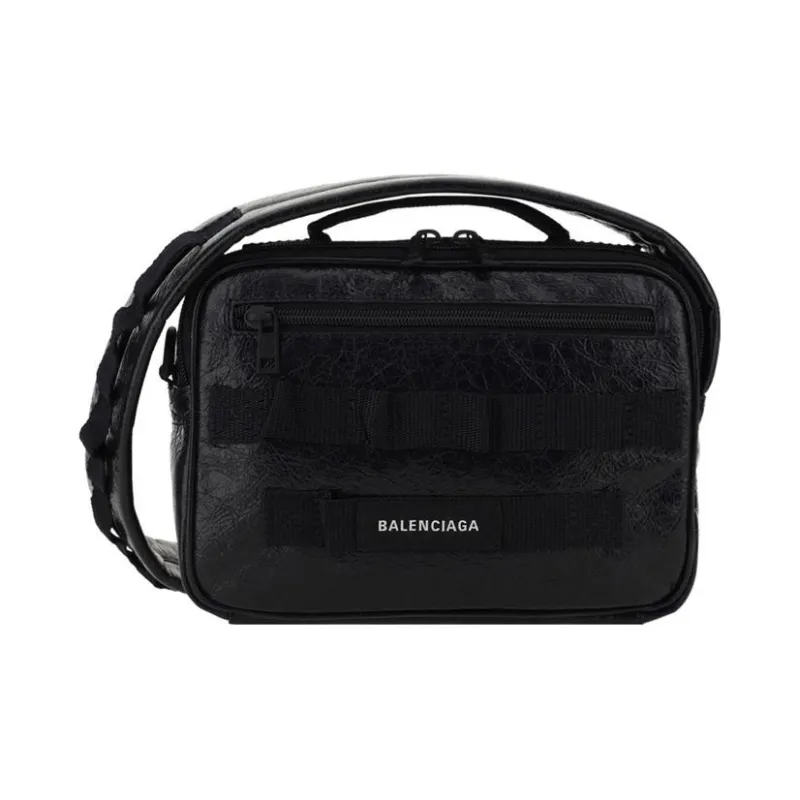 Balenciaga Polyamide Shoulder Bag, Crossbody Bag, Handbag Men's Black-1