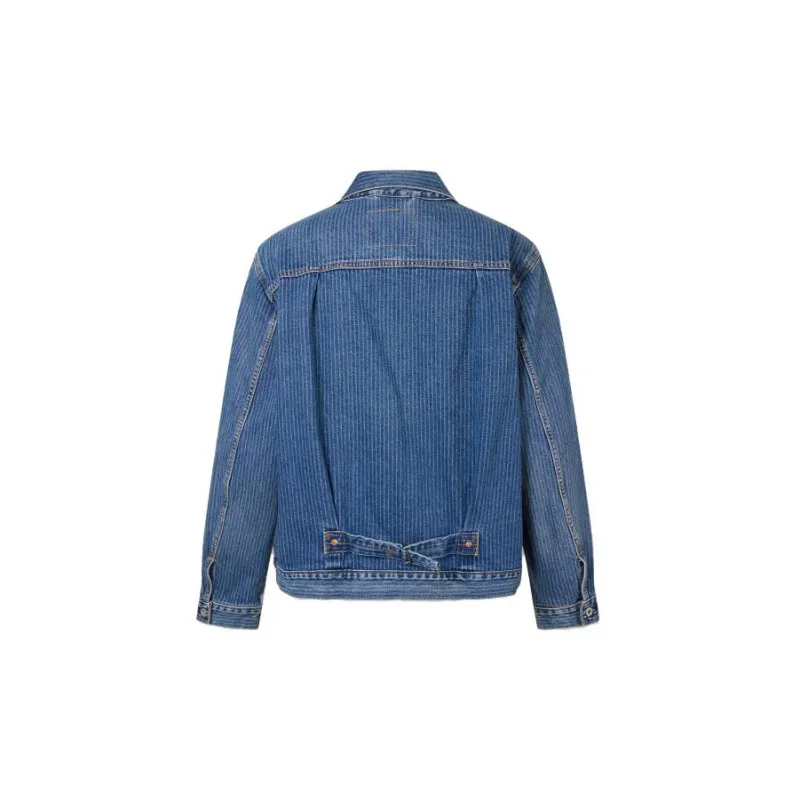 Levis Denim Jackets Men Blue-1