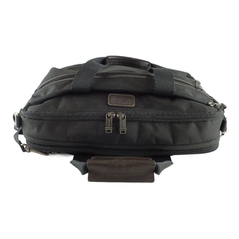 TUMI Nylon Briefcase Backpack Handbag Large Size Men's Mountain Walnut Wood Color-3