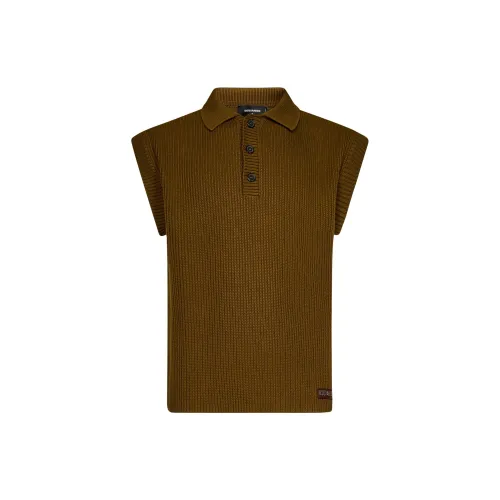 DSQUARED 2 Polo Shirts Men Olive Green