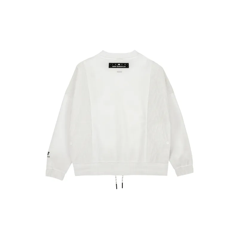 New Balance Sweatshirts Women's White-1