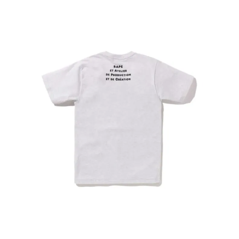 A BATHING APE X A.P.C. Women's Milo Wide T-Shirt Black-5