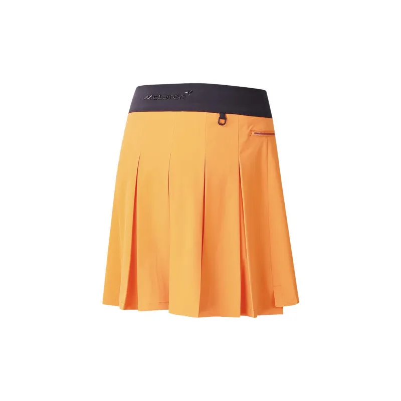 FILA FILA X McLaren McLaren Collaboration Golf Collection Casual Short Skirts Women's Fiery Orange-1